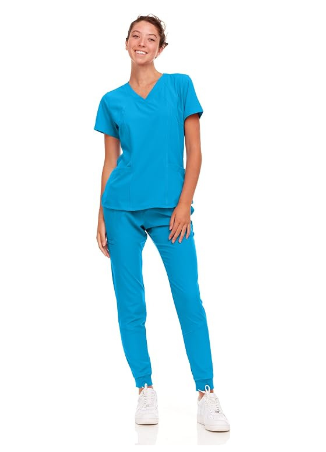 Natural Uniform Womens Stretch Jogger Set