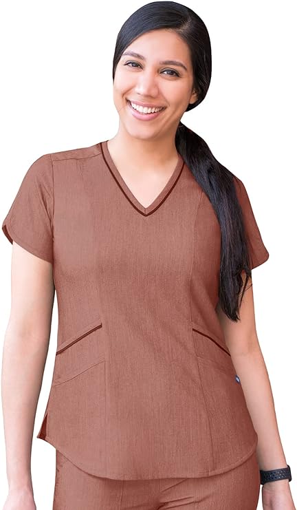 WOMENS MODERN V-NECK SCRUB TOP