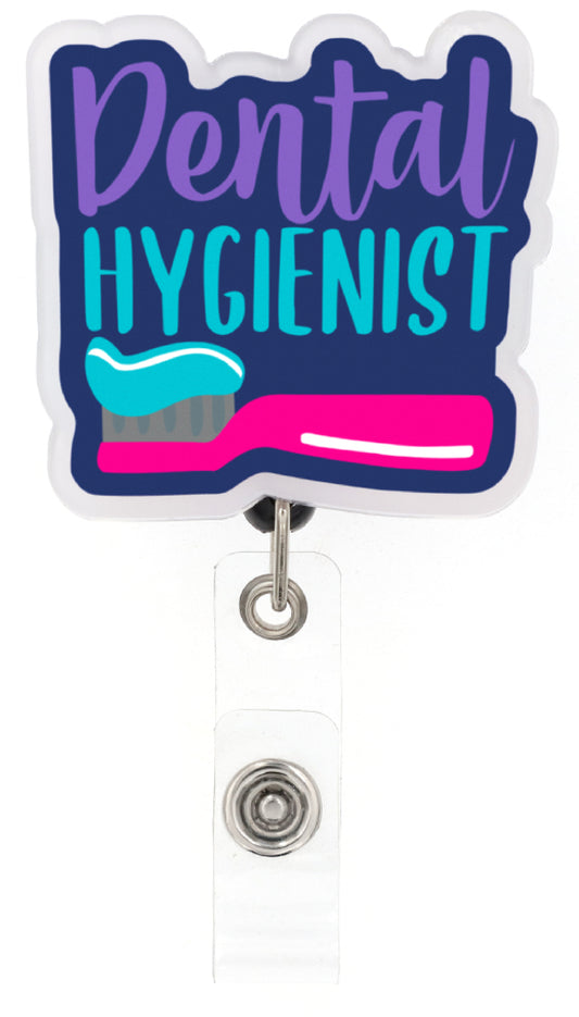 Dental Hygienist Badge Reel