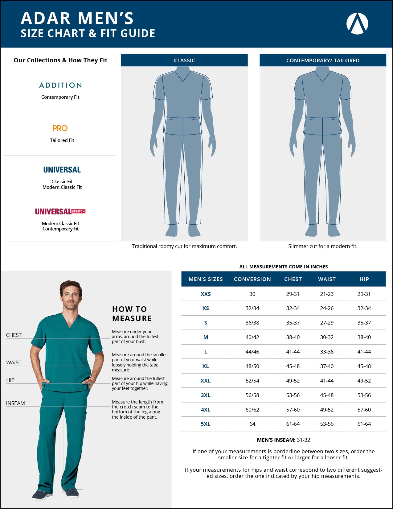 Mens Go Everyday Scrub Set