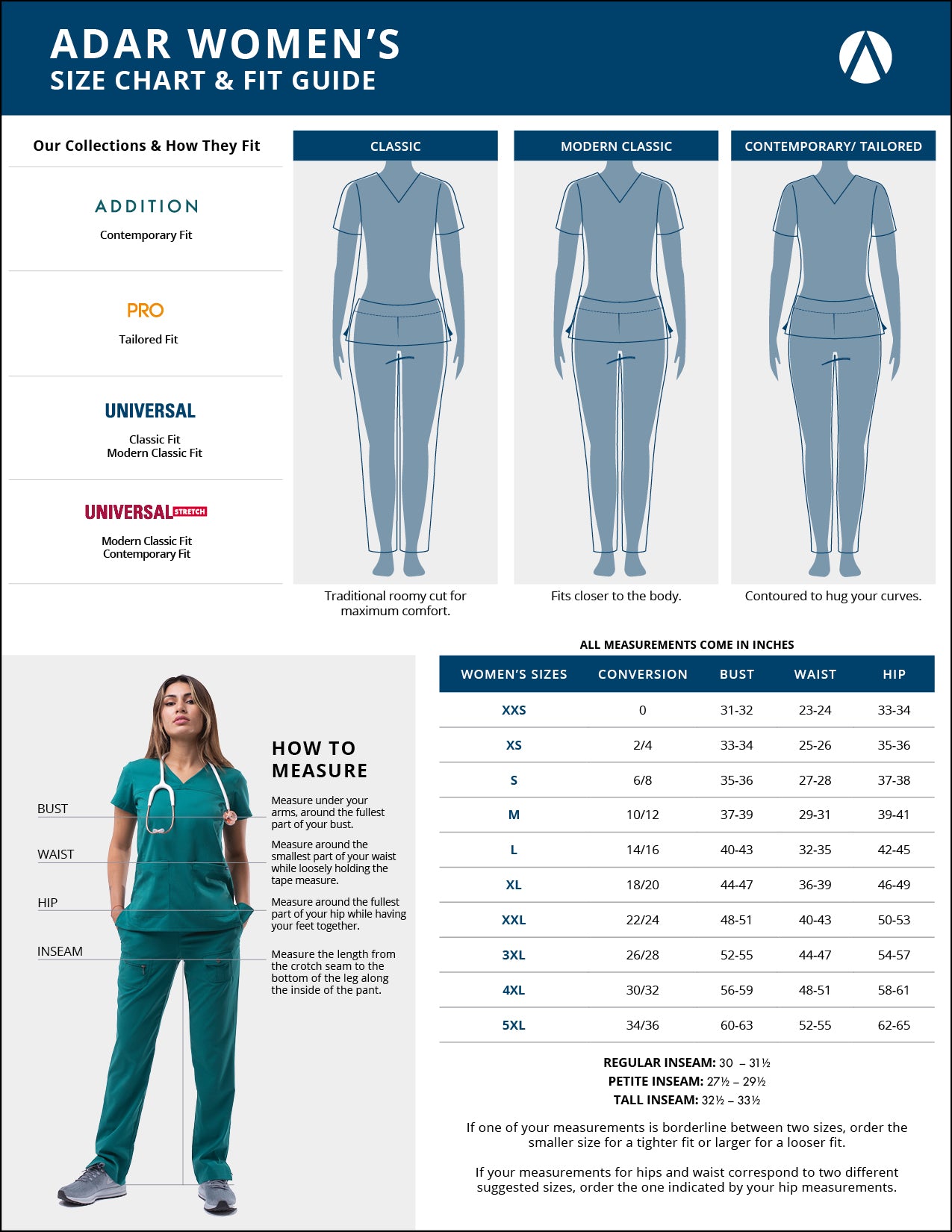 WOMENS MODERN V-NECK SCRUB TOP