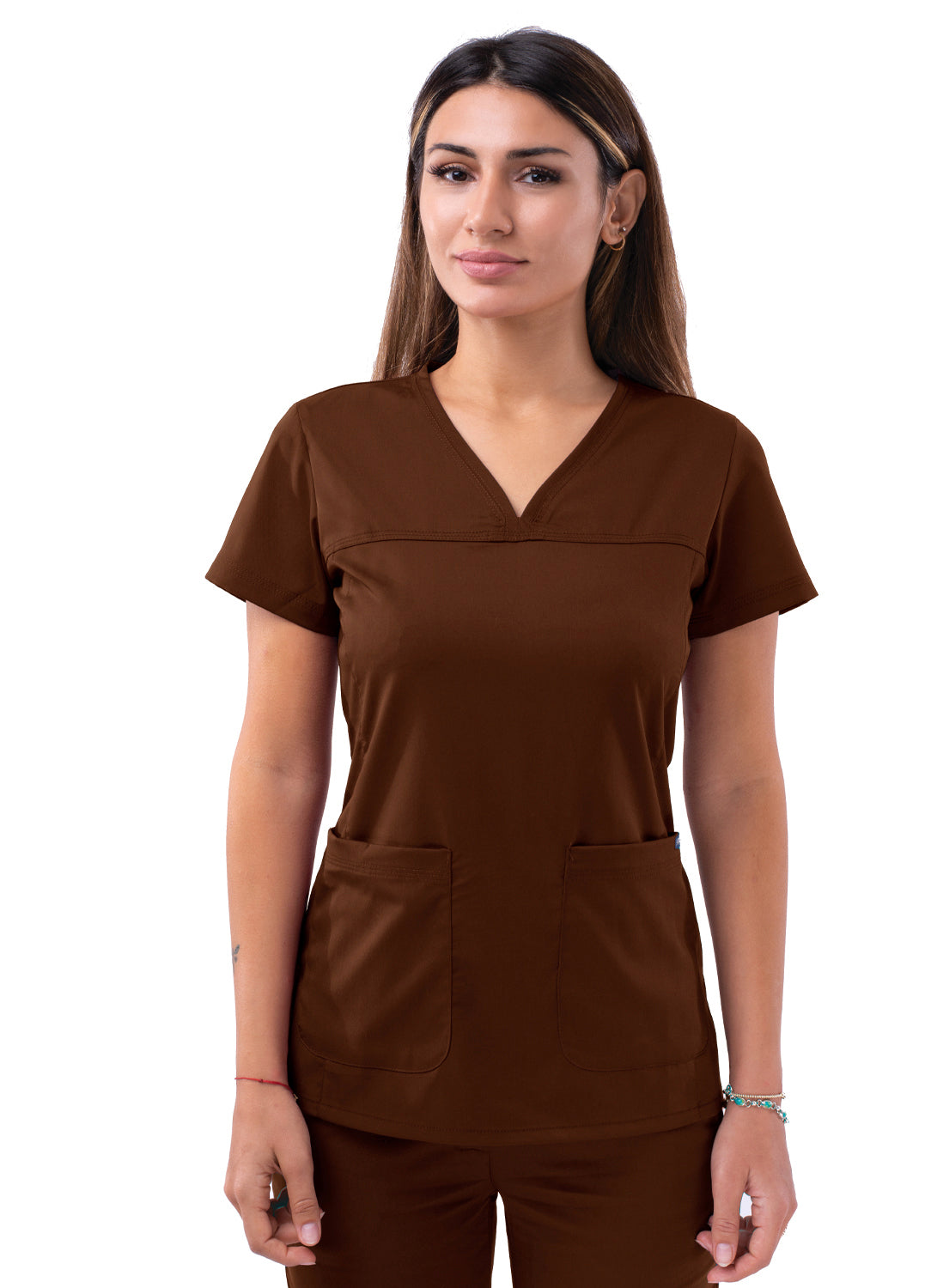Sweetheart V-Neck Scrub Top