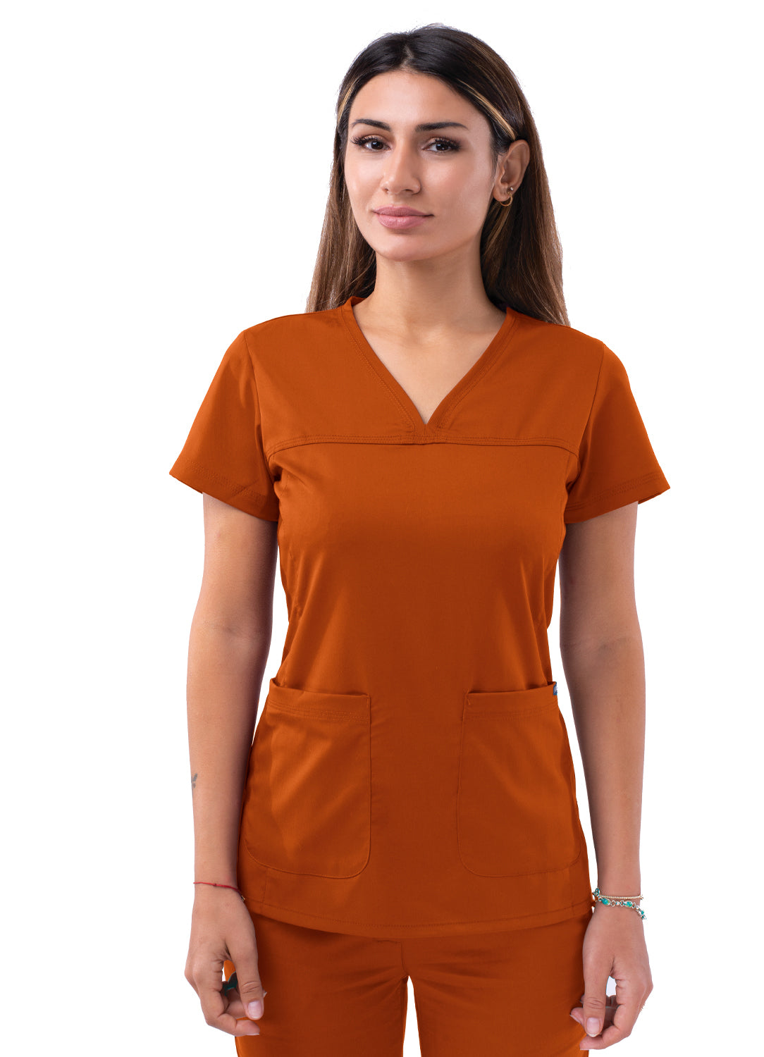 Sweetheart V-Neck Scrub Top