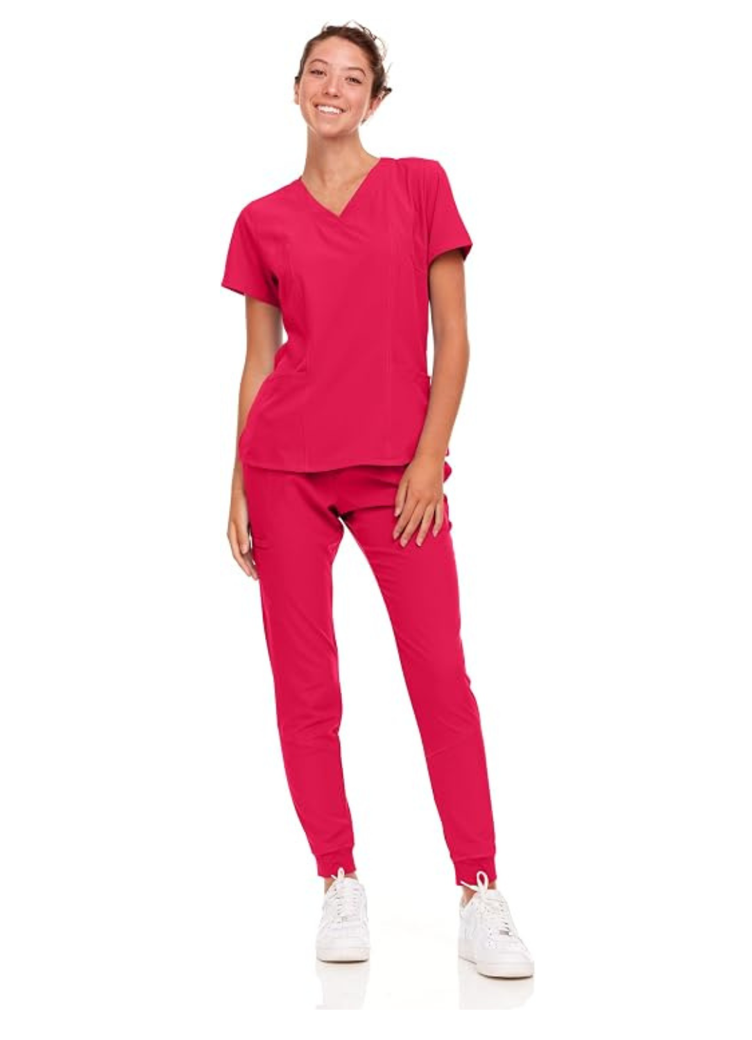 Natural Uniform Womens Stretch Jogger Set