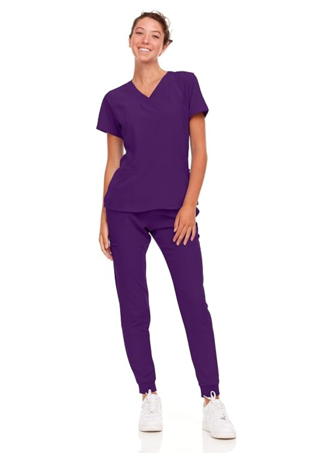 Natural Uniform Womens Stretch Jogger Set