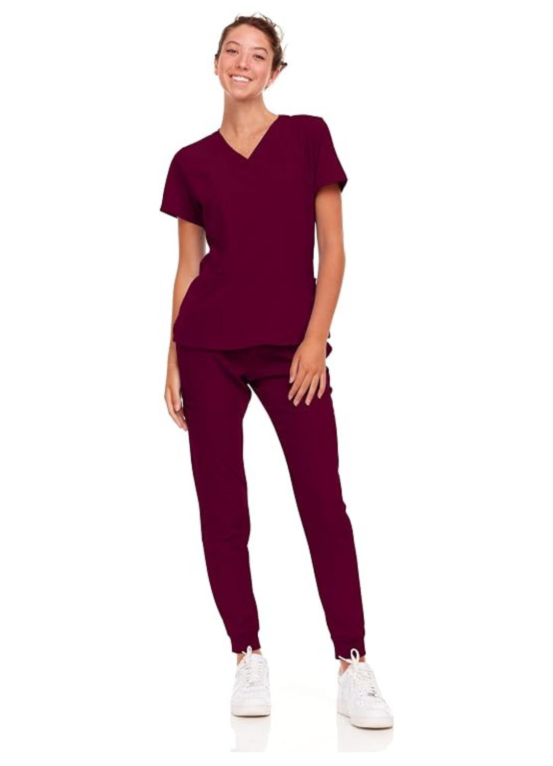 Natural Uniform Womens Stretch Jogger Set