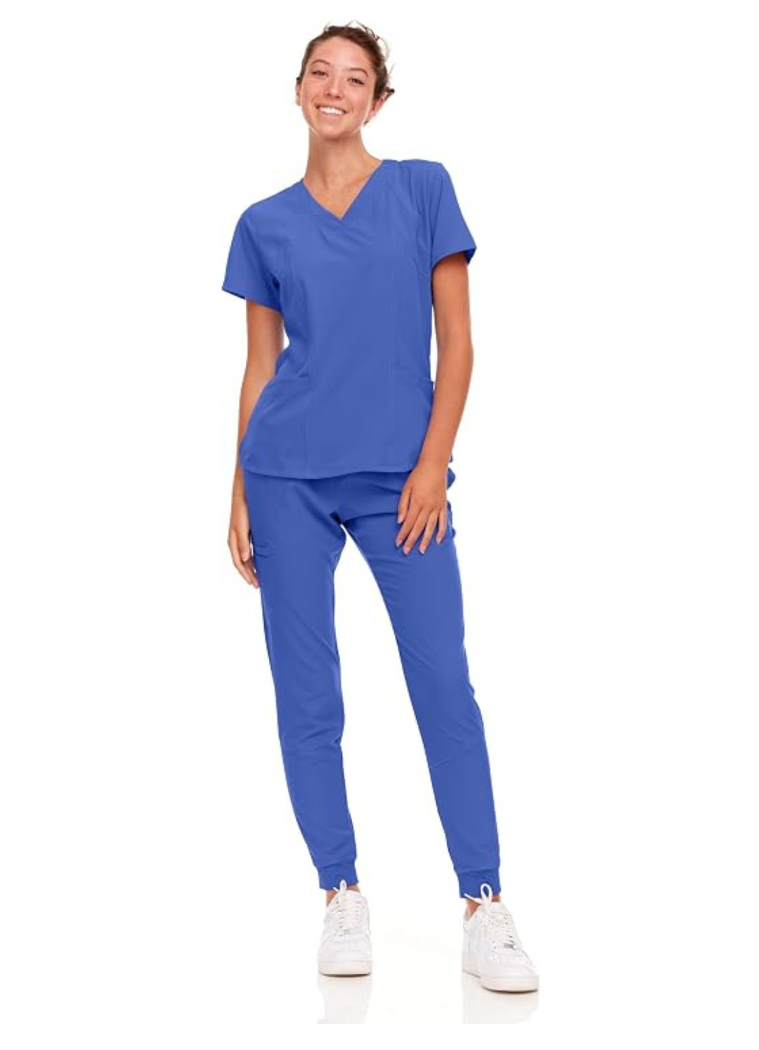 Natural Uniform Womens Stretch Jogger Set