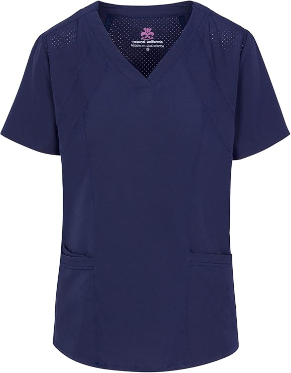 Natural Uniforms Stretch Scrub Top