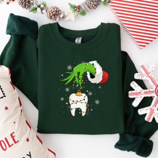 Grinch Dental Sweatshirt