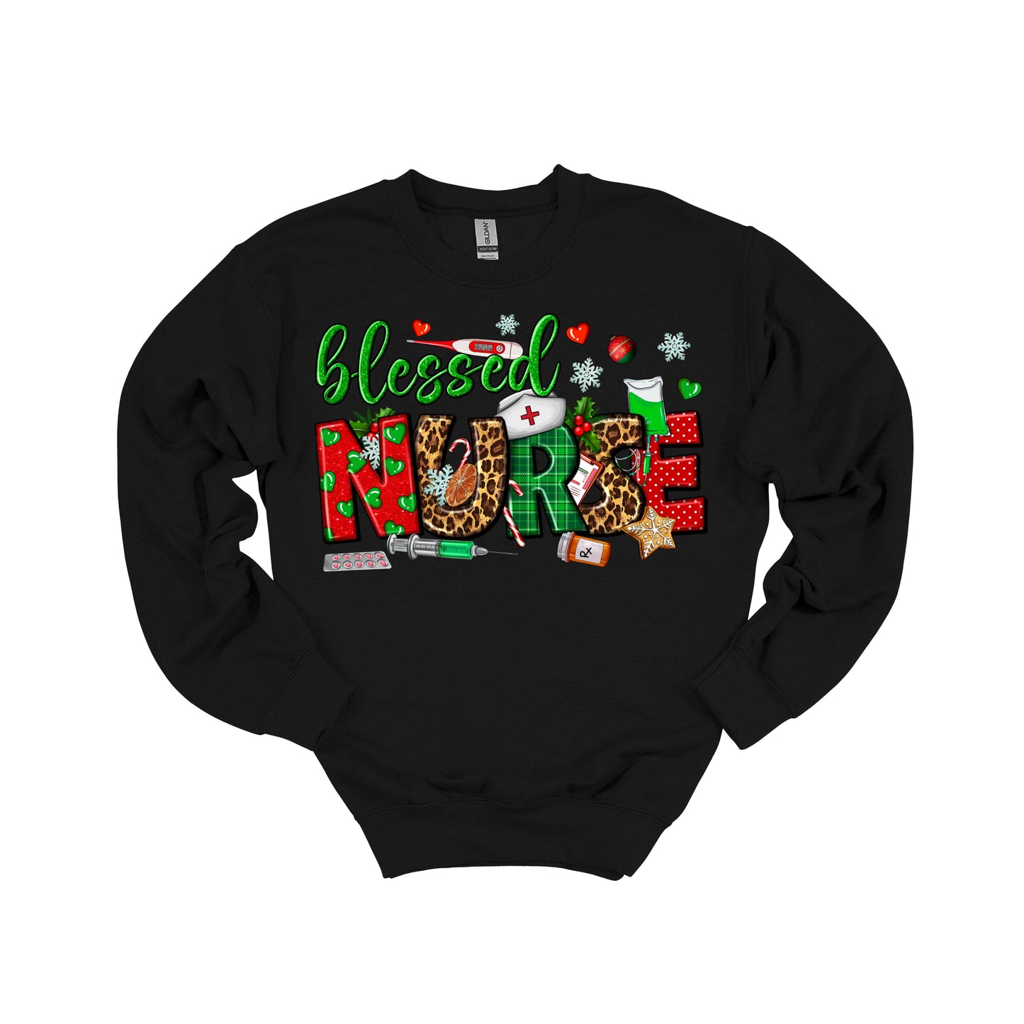 Blessed Nurse Holiday Sweatshirt