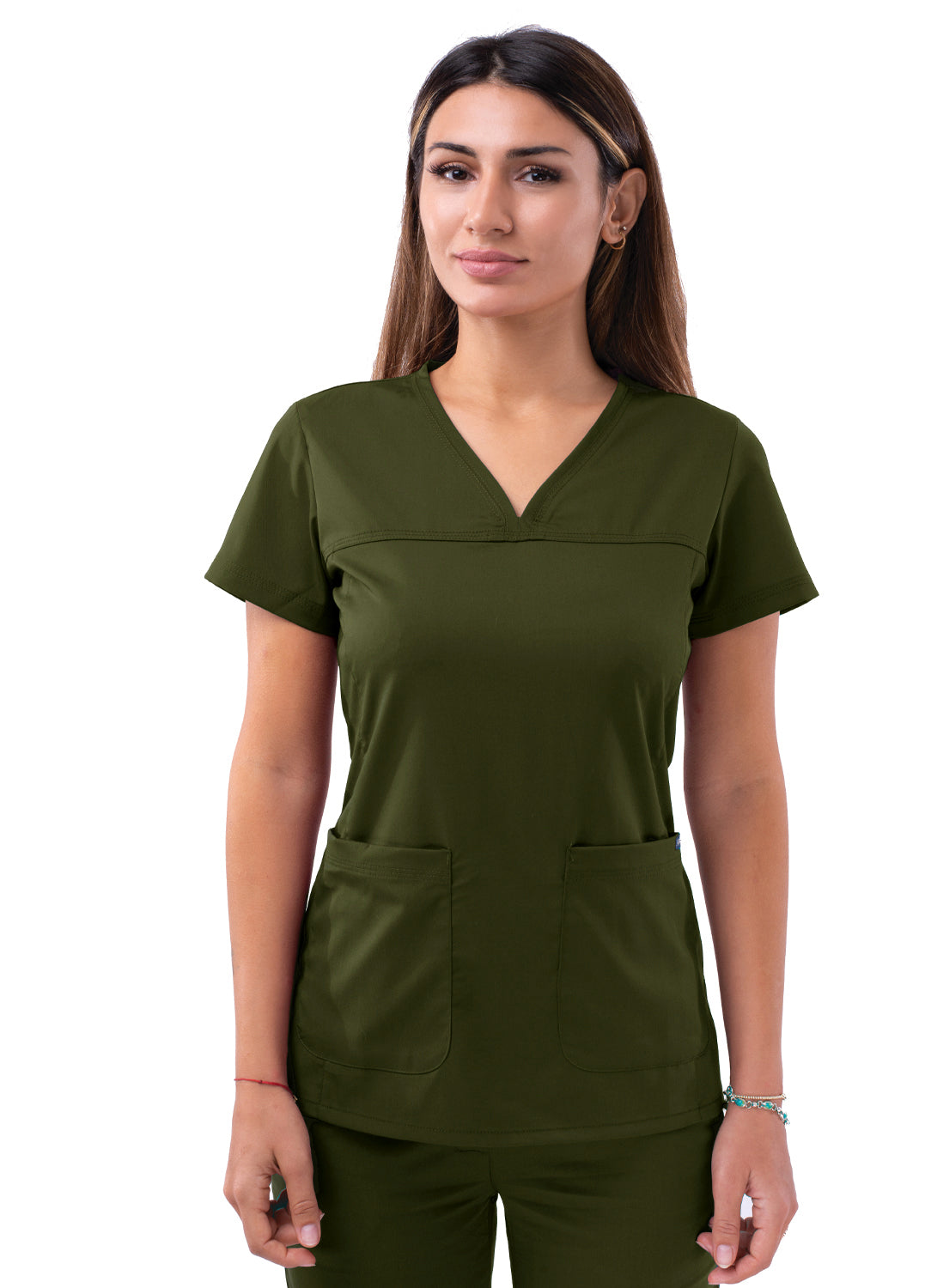 Sweetheart V-Neck Scrub Top