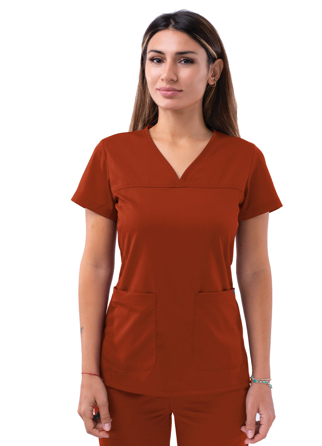 Sweetheart V-Neck Scrub Top