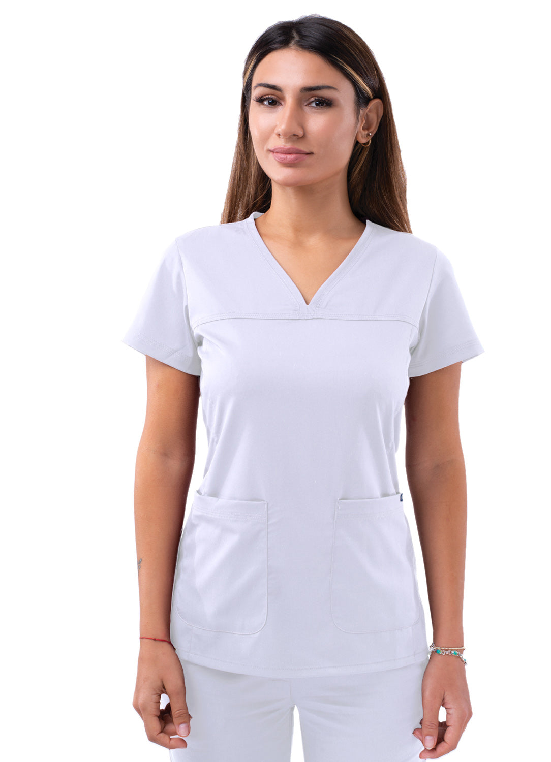 Sweetheart V-Neck Scrub Top