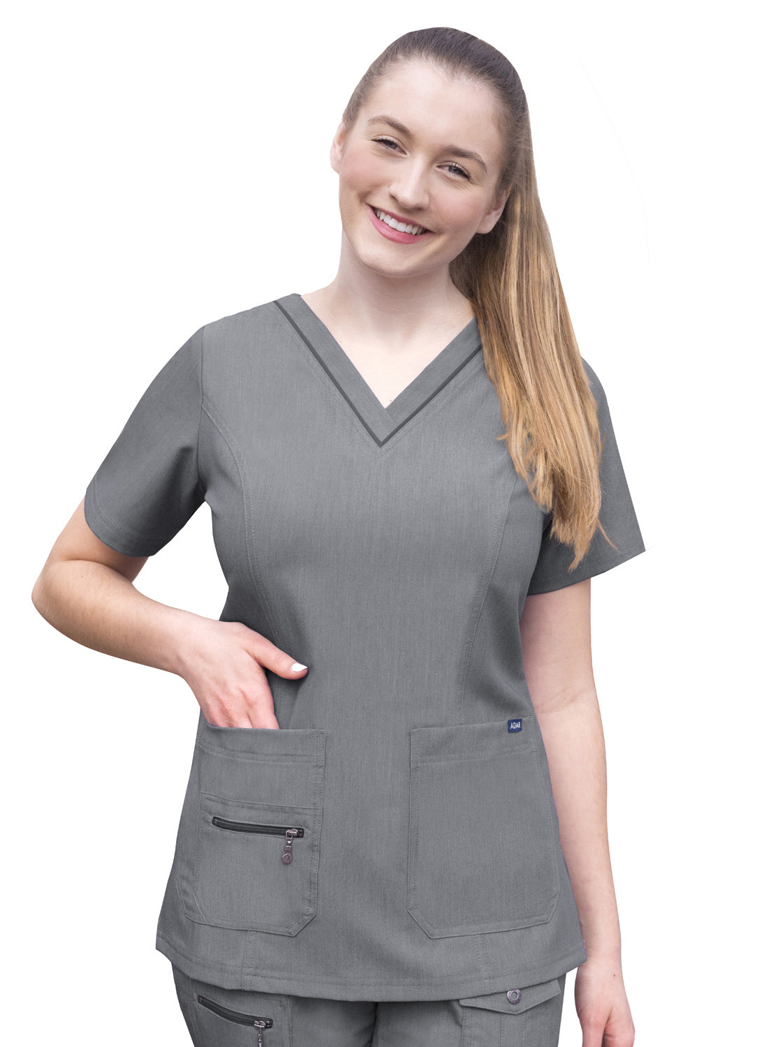 Womens V-Neck Scrub Top