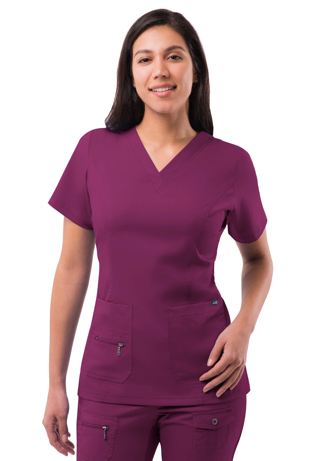 Womens V-Neck Scrub Top