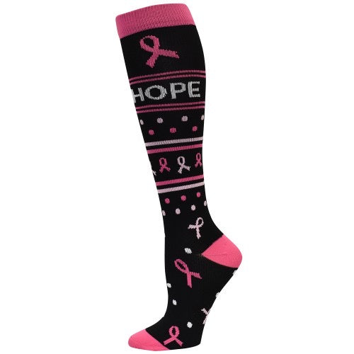 Hope Cancer Awareness Socks