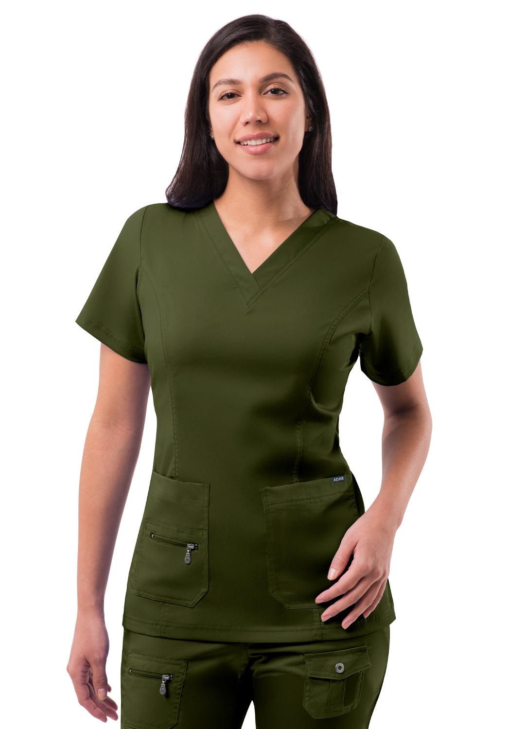 Womens V-Neck Scrub Top